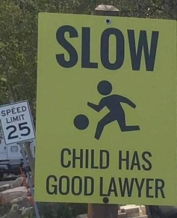 slow, child has good lawyer
