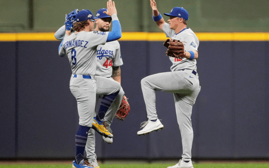 Dodgers survive crazy play and poor managing to win Game 1 in Milwaukee